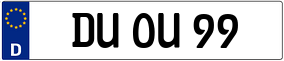 Truck License Plate